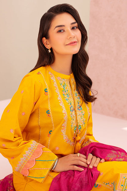 Embroidered Shirt Shalwar Dupatta - 0897