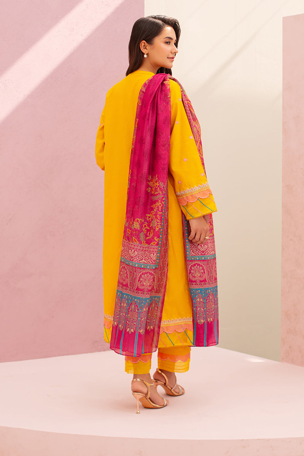 Embroidered Shirt Shalwar Dupatta - 0897