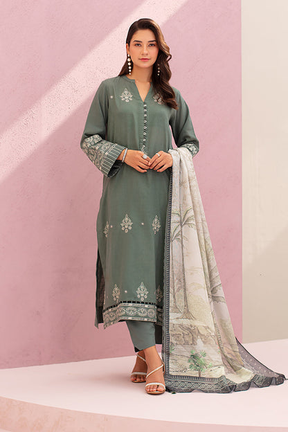 Embroidered Shirt Shalwar Dupatta - 0898