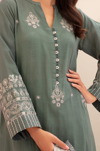 Embroidered Shirt Shalwar Dupatta - 0898