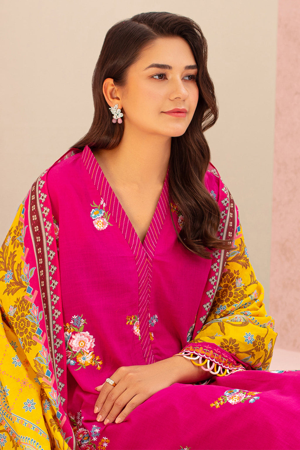 Embroidered Shirt Shalwar Dupatta - 0899