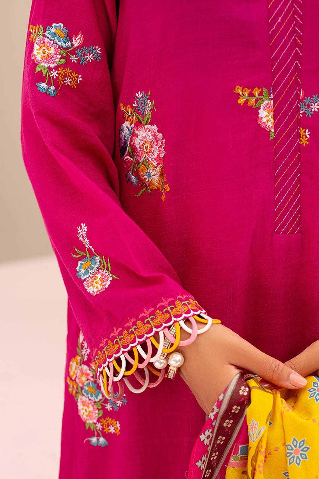 Embroidered Shirt Shalwar Dupatta - 0899