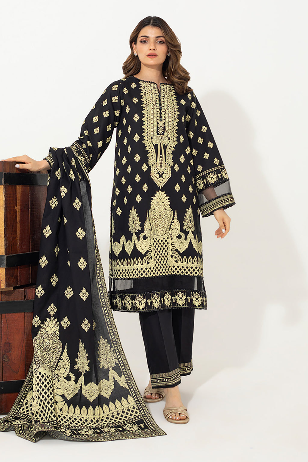 Shirt Shalwar Dupatta - 0636