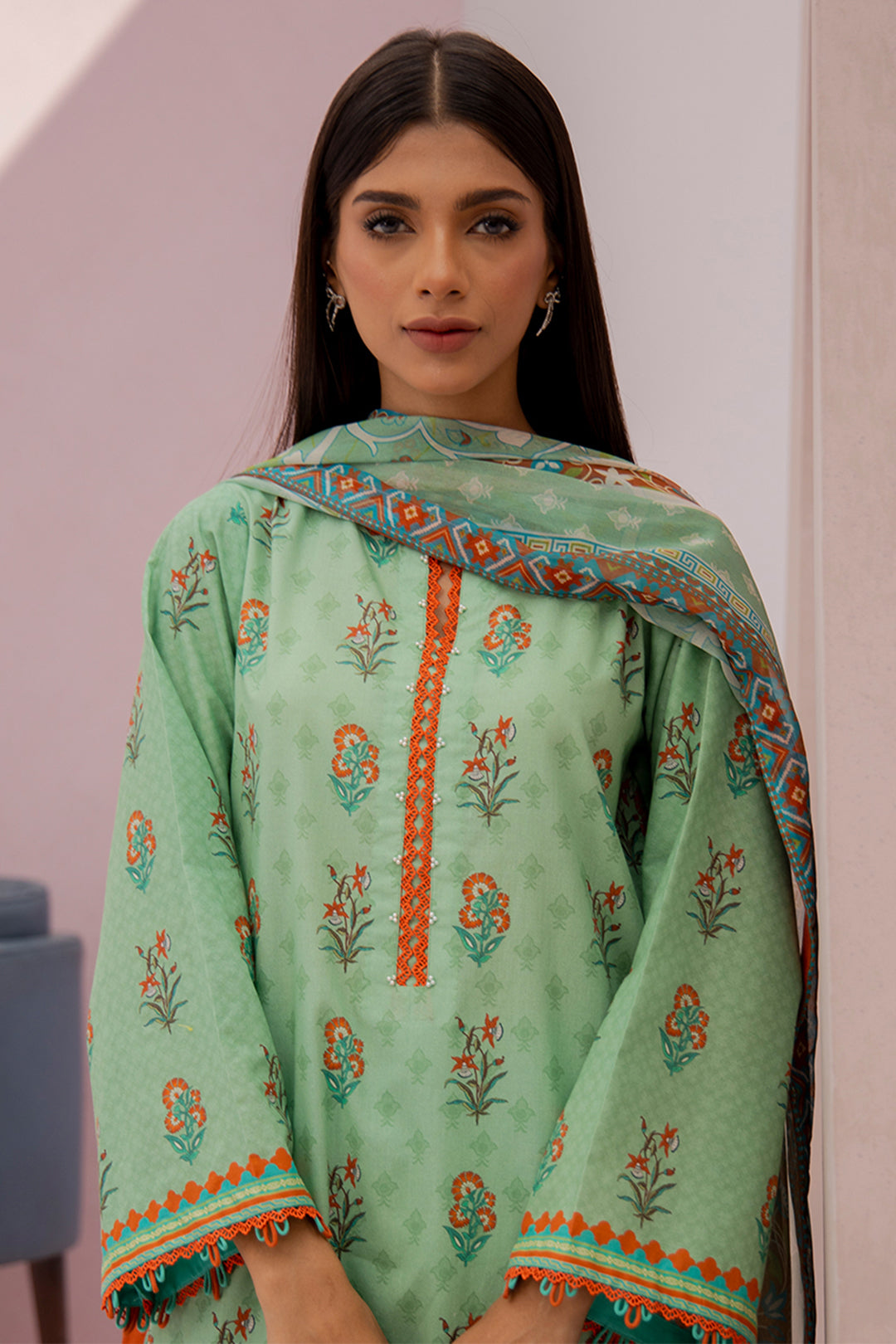 Shirt Shalwar Dupatta - 0874