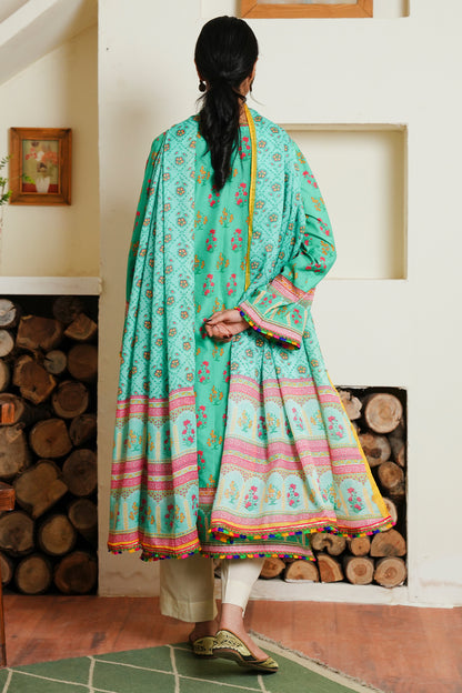 Embroidered Shirt Dupatta - 0019