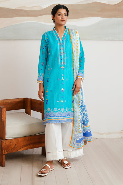 Embroidered Shirt Dupatta - 0020