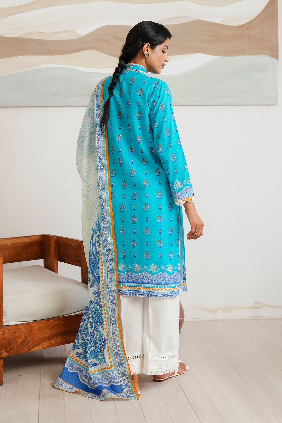 Embroidered Shirt Dupatta - 0020