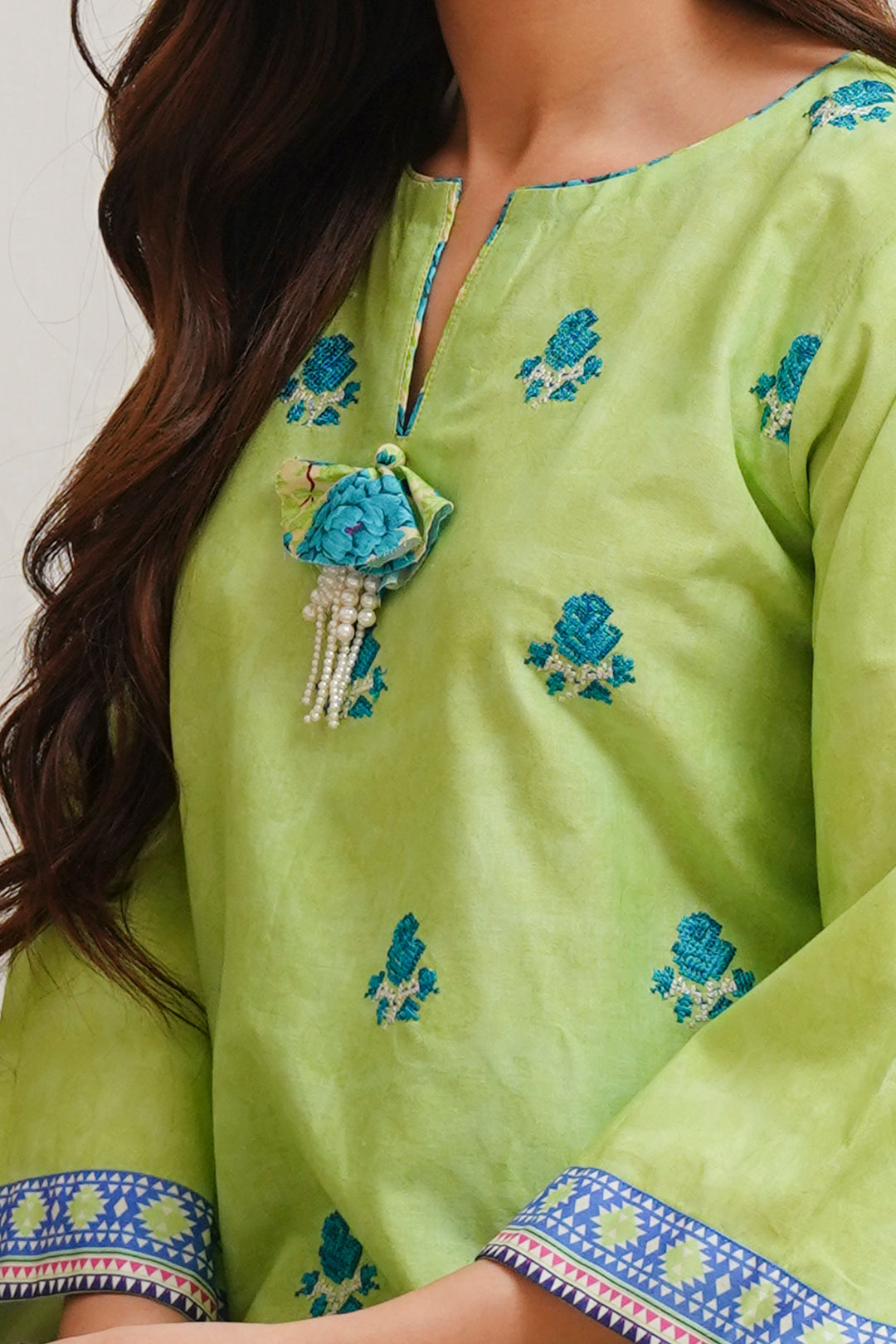 Embroidered Shirt Shalwar - 0023