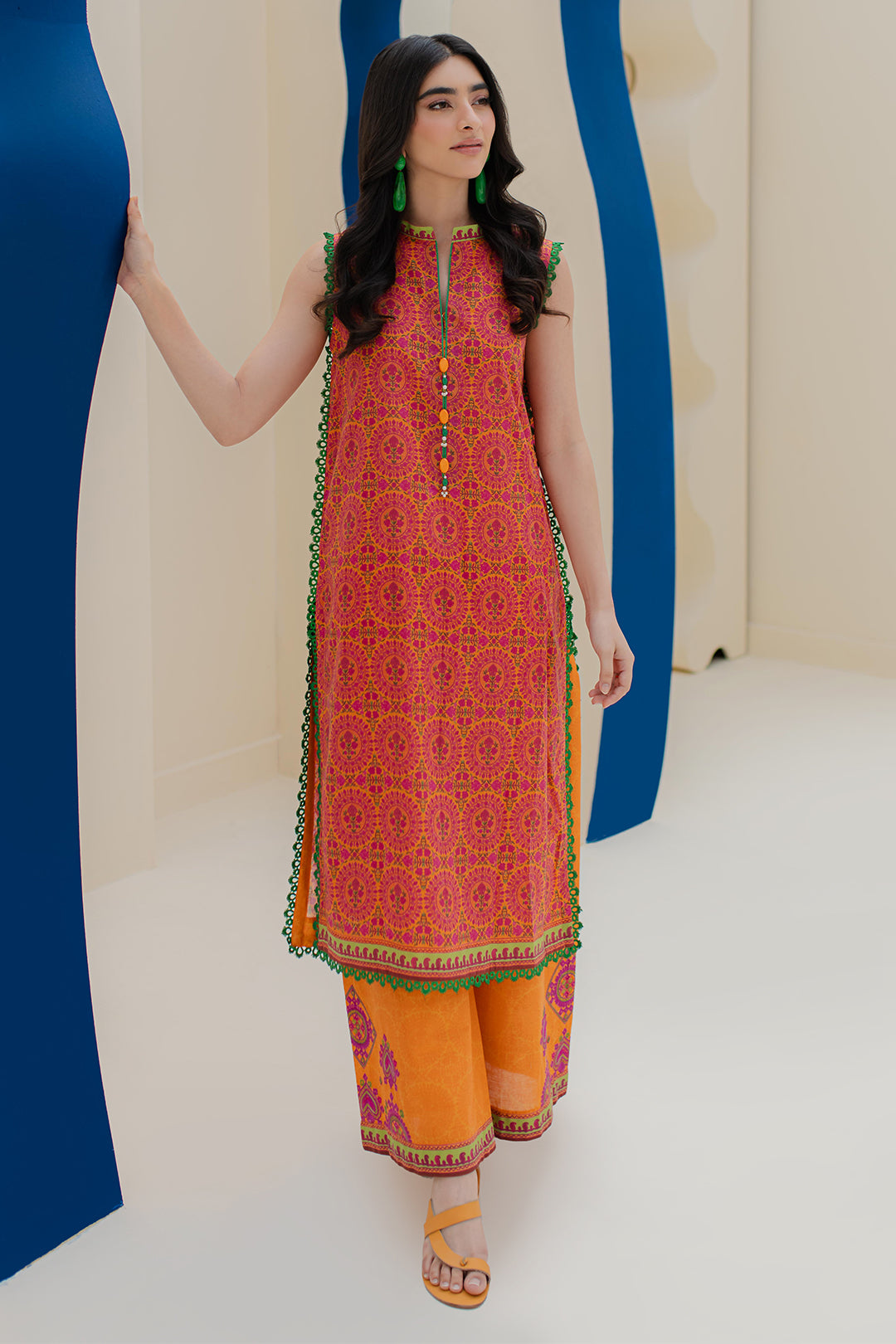 Embroidered Shirt Shalwar - 0024