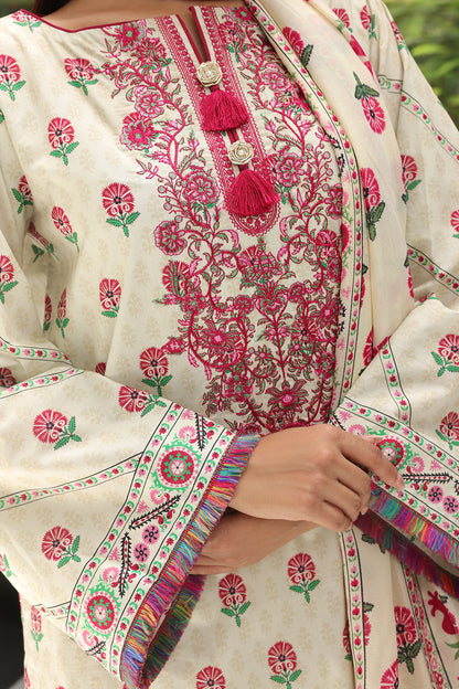 Embroidered Shirt Dupatta - 0105