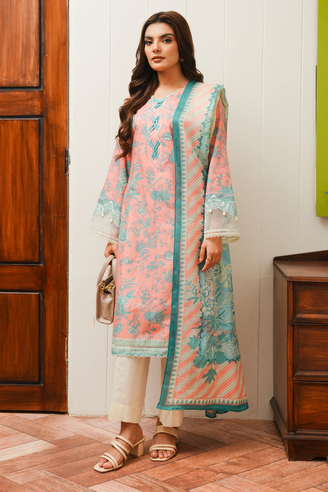 Embroidered Shirt Dupatta - 0106