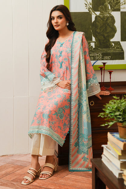 Embroidered Shirt Dupatta - 0106