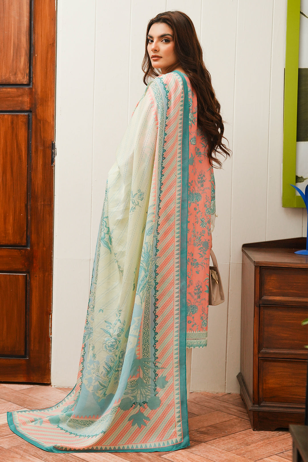 Embroidered Shirt Dupatta - 0106