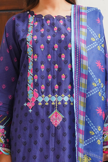 Embroidered Shirt Dupatta - 0108