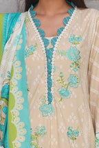 Embroidered Shirt Dupatta - 0112