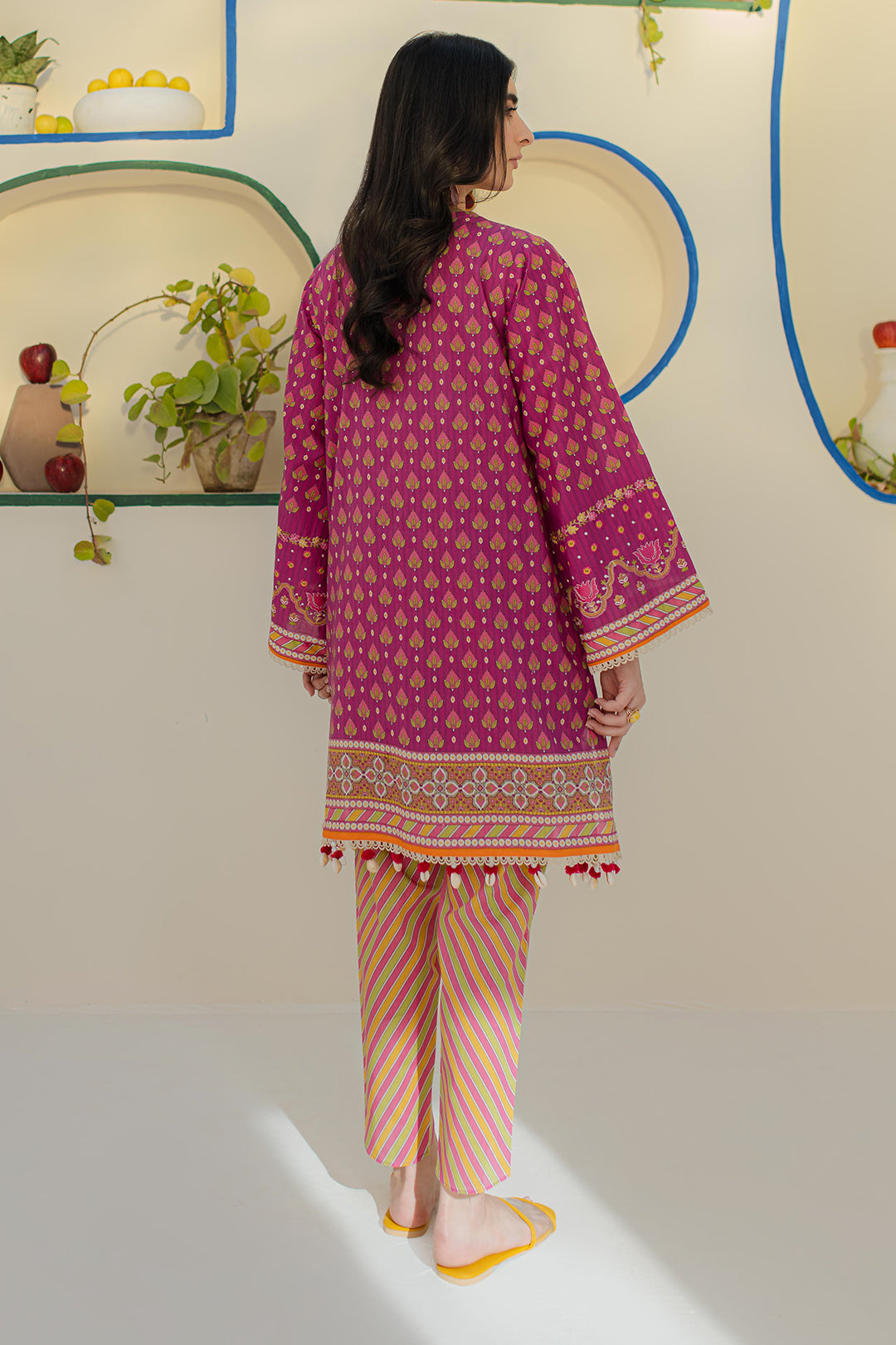 Embroidered Shirt Shalwar - 0114