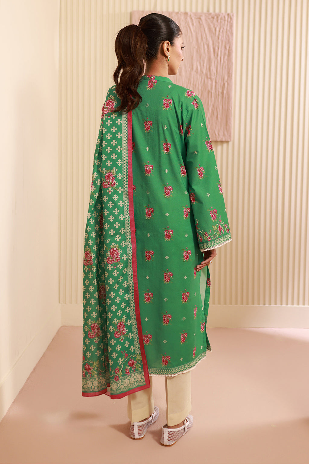 Embroidered Shirt Dupatta - 0617
