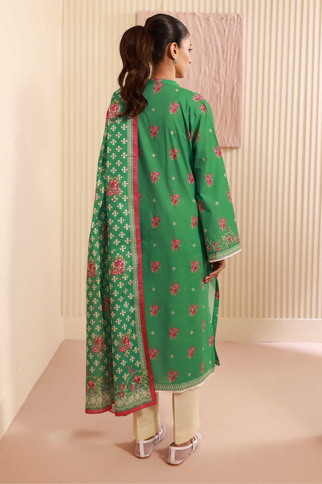 Embroidered Shirt Dupatta - 0617