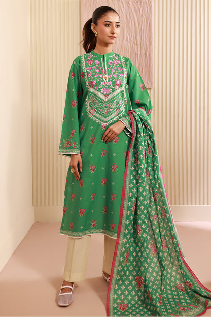 Embroidered Shirt Dupatta - 0617