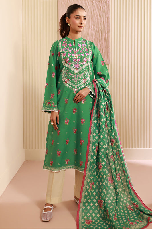 Embroidered Shirt Dupatta - 0617