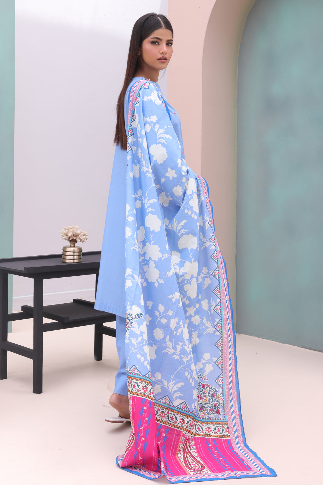 Embroidered Shirt Shalwar Dupatta - 0066