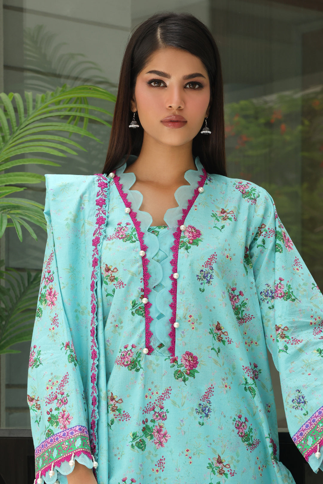 Embroidered Shirt Shalwar Dupatta - 0067