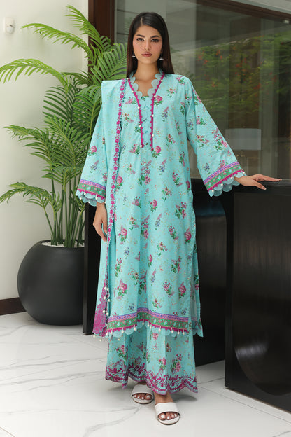 Embroidered Shirt Shalwar Dupatta - 0067