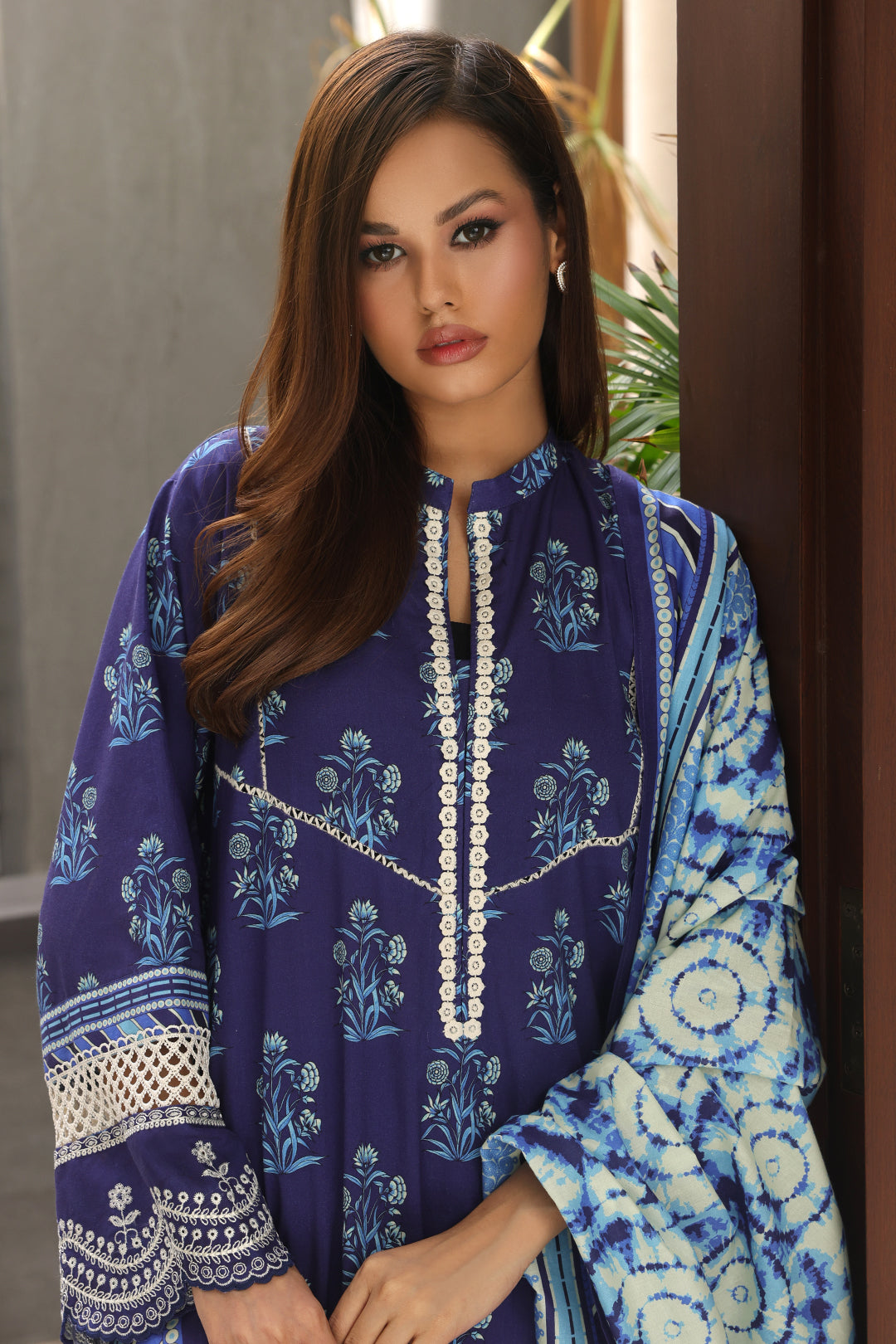 Embroidered Shirt Shalwar Dupatta - 0072