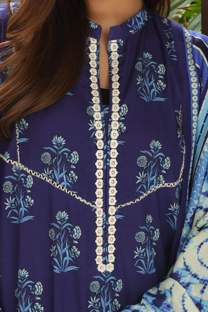 Embroidered Shirt Shalwar Dupatta - 0072