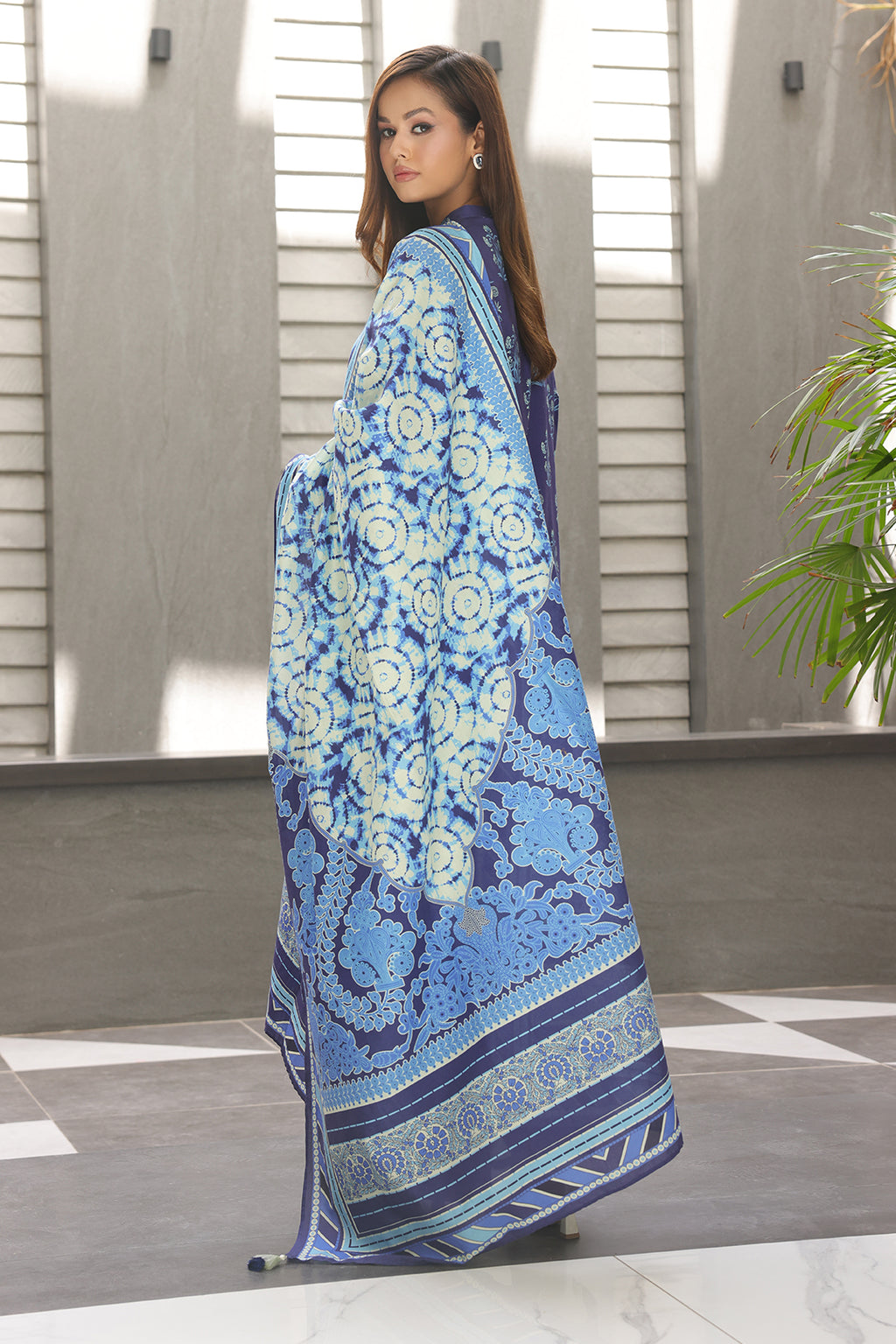 Embroidered Shirt Shalwar Dupatta - 0072