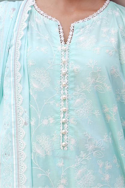 Embroidered Shirt Shalwar Dupatta - 0073