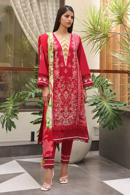 Embroidered Shirt Shalwar Dupatta - 0074