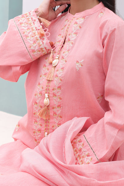 Embroidered Shirt Shalwar Dupatta - 0076