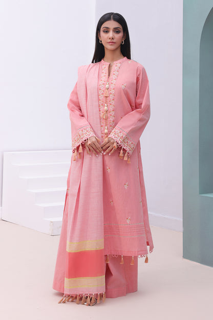 Embroidered Shirt Shalwar Dupatta - 0076