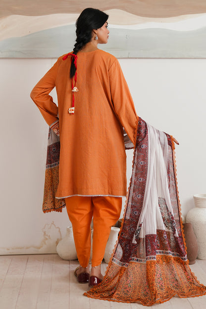 Embroidered Shirt Shalwar Dupatta - 0085