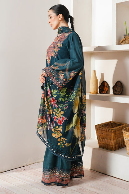 Embroidered Shirt Shalwar Dupatta - 0088