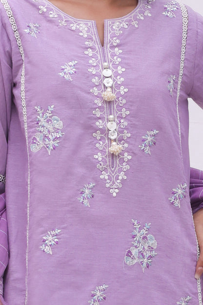 Embroidered Shirt Shalwar Dupatta - 0145