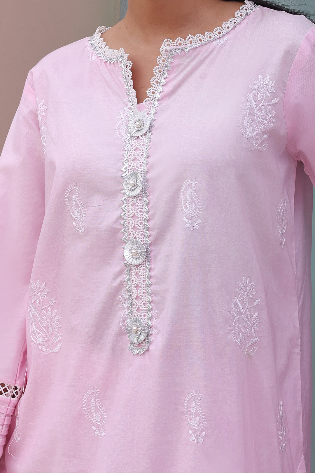 Embroidered Shirt Shalwar Dupatta - 0147