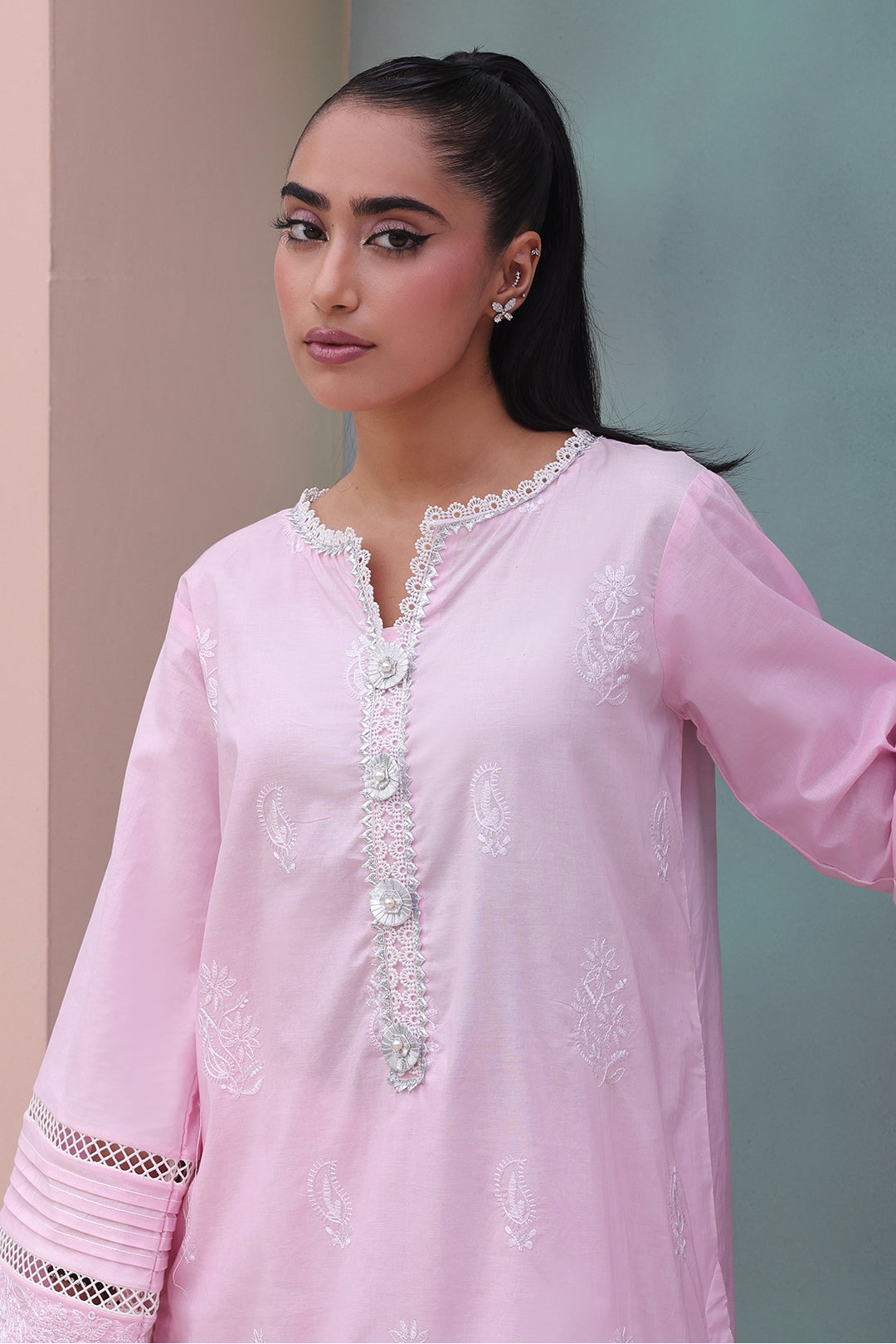 Embroidered Shirt Shalwar Dupatta - 0147