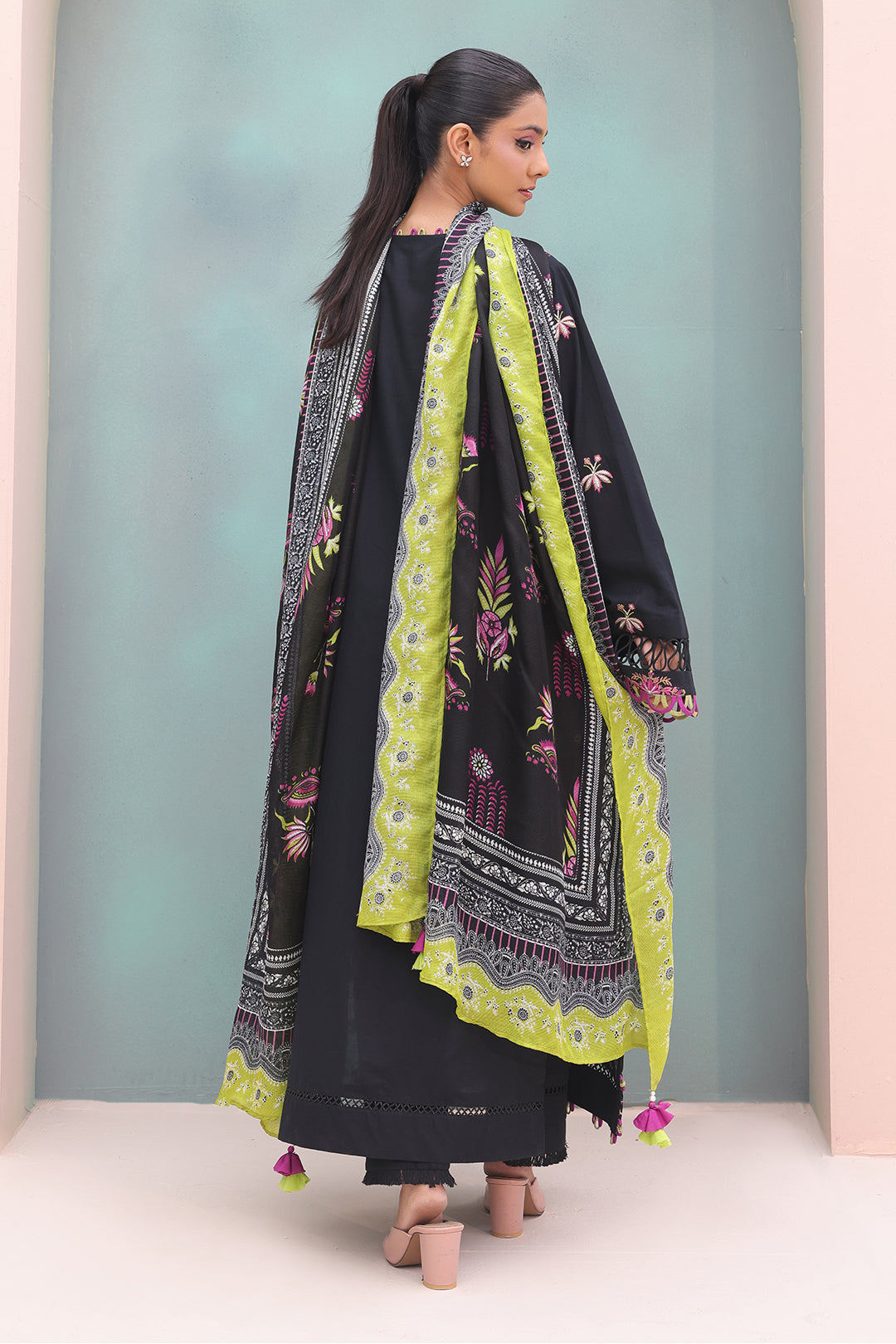 Embroidered Shirt Shalwar Dupatta - 0148