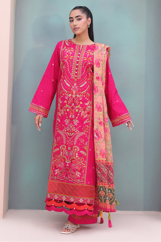 Embroidered Shirt Shalwar Dupatta - 0151