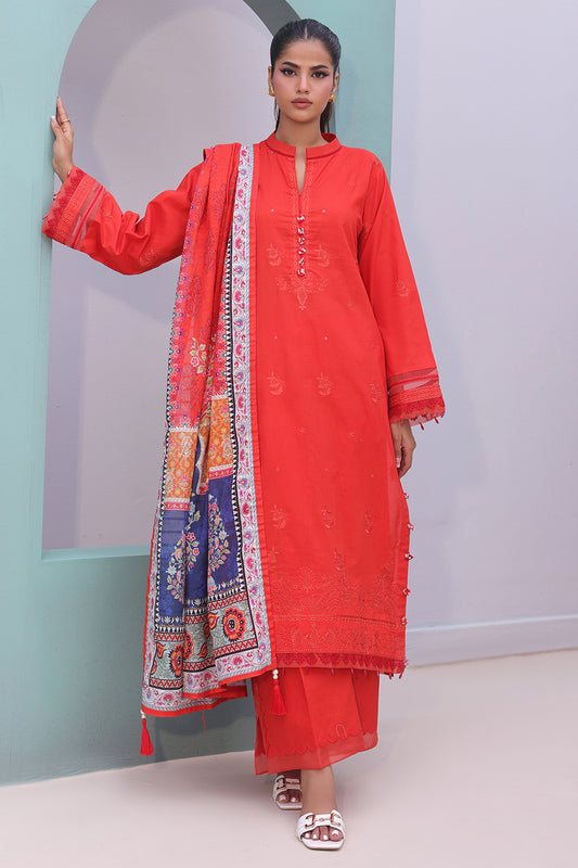 Embroidered Shirt Shalwar Dupatta - 0152