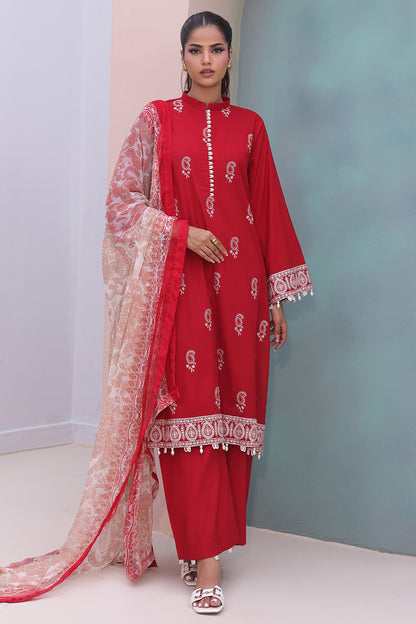 Embroidered Shirt Shalwar Dupatta - 0602