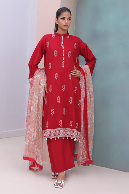 Embroidered Shirt Shalwar Dupatta - 0602