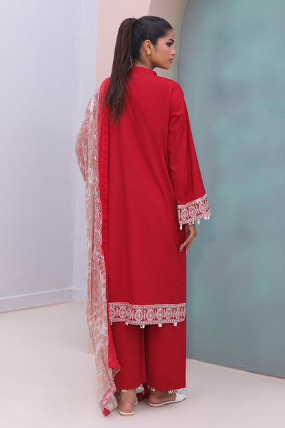 Embroidered Shirt Shalwar Dupatta - 0602