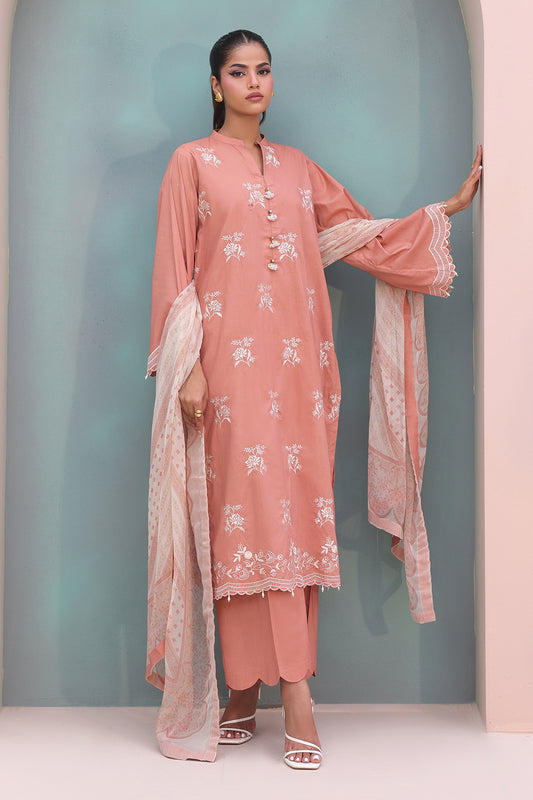 Embroidered Shirt Shalwar Dupatta - 0603