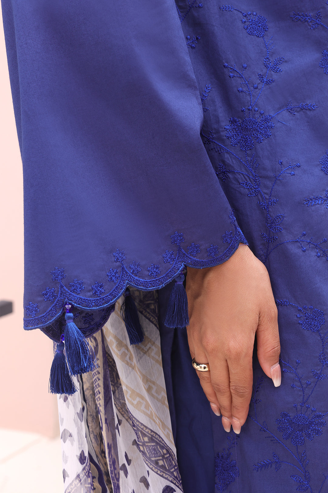 Embroidered Shirt Dupatta - 0604