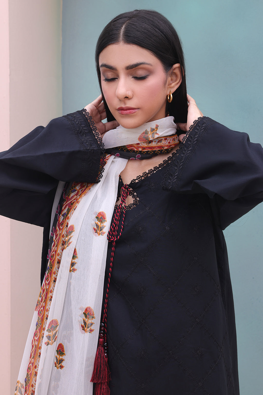 Embroidered Shirt Shalwar Dupatta - 0605
