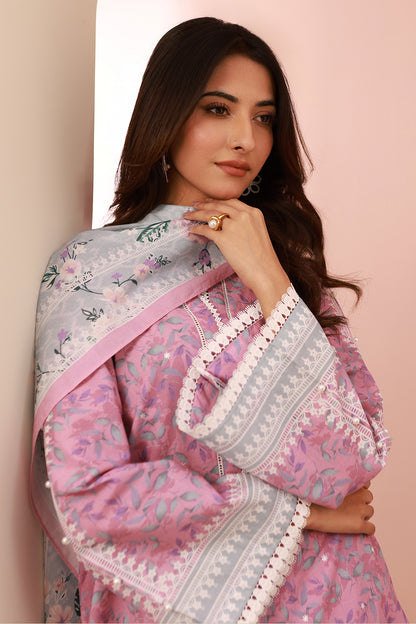 Embroidered Shirt Shalwar Dupatta - 0643