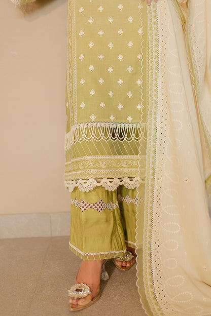 Embroidered Shirt Shalwar Dupatta - 0702